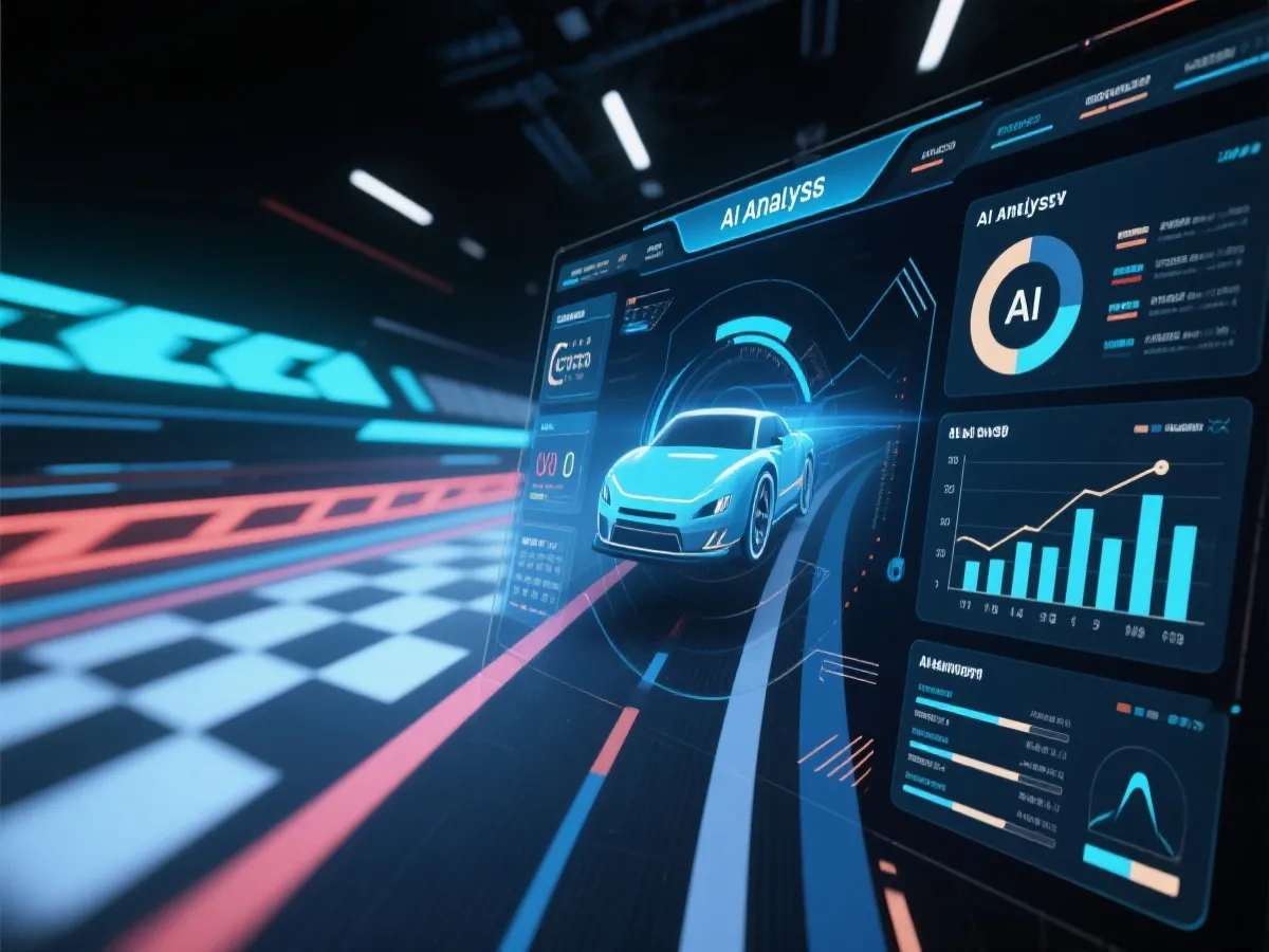 算法分析与走势建模示意图